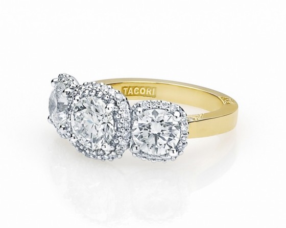 Nikki Reedâ€™s 3 carat, 3 stone Tacori engagement ring. Fun and ...